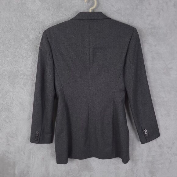 Ralph Lauren Wool Cashmere Blazer Womens Sz 6 Single Breasted Union Made In USA - Picture 8 of 14